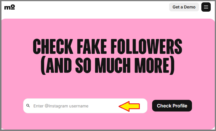 Modash Fake Follower Check