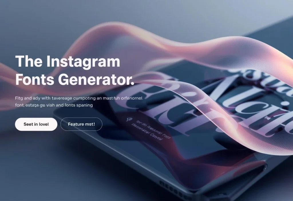 Instagram Font Generator